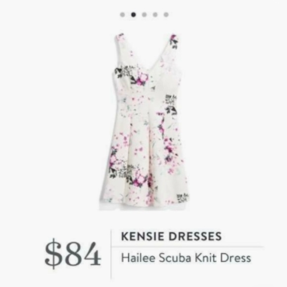 Kensie Dresses & Skirts - NWT Kenzie Floral Dress V-neck Size 8 NWT Fit & Flare Summer Dress!